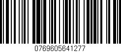 Código de barras (EAN, GTIN, SKU, ISBN): '0769605641277'