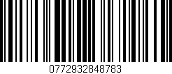 Código de barras (EAN, GTIN, SKU, ISBN): '0772932848783'