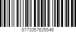 Código de barras (EAN, GTIN, SKU, ISBN): '0773357625546'
