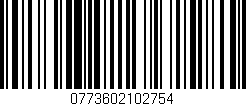 Código de barras (EAN, GTIN, SKU, ISBN): '0773602102754'