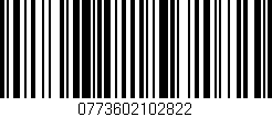Código de barras (EAN, GTIN, SKU, ISBN): '0773602102822'