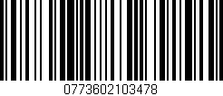Código de barras (EAN, GTIN, SKU, ISBN): '0773602103478'