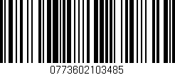 Código de barras (EAN, GTIN, SKU, ISBN): '0773602103485'