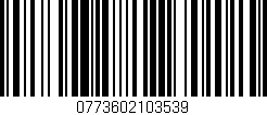 Código de barras (EAN, GTIN, SKU, ISBN): '0773602103539'