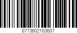 Código de barras (EAN, GTIN, SKU, ISBN): '0773602103607'