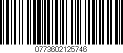 Código de barras (EAN, GTIN, SKU, ISBN): '0773602125746'