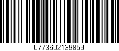 Código de barras (EAN, GTIN, SKU, ISBN): '0773602139859'