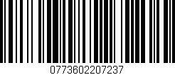 Código de barras (EAN, GTIN, SKU, ISBN): '0773602207237'