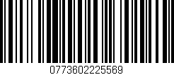 Código de barras (EAN, GTIN, SKU, ISBN): '0773602225569'