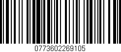 Código de barras (EAN, GTIN, SKU, ISBN): '0773602269105'
