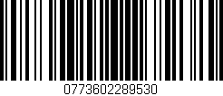 Código de barras (EAN, GTIN, SKU, ISBN): '0773602289530'