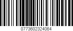 Código de barras (EAN, GTIN, SKU, ISBN): '0773602324064'