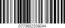 Código de barras (EAN, GTIN, SKU, ISBN): '0773602339044'