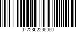 Código de barras (EAN, GTIN, SKU, ISBN): '0773602388080'