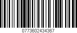 Código de barras (EAN, GTIN, SKU, ISBN): '0773602434367'