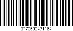 Código de barras (EAN, GTIN, SKU, ISBN): '0773602471164'