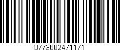 Código de barras (EAN, GTIN, SKU, ISBN): '0773602471171'