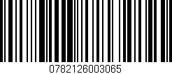 Código de barras (EAN, GTIN, SKU, ISBN): '0782126003065'
