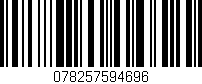 Código de barras (EAN, GTIN, SKU, ISBN): '078257594696'