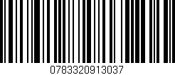 Código de barras (EAN, GTIN, SKU, ISBN): '0783320913037'