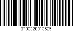 Código de barras (EAN, GTIN, SKU, ISBN): '0783320913525'