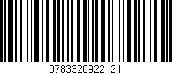 Código de barras (EAN, GTIN, SKU, ISBN): '0783320922121'