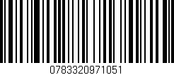 Código de barras (EAN, GTIN, SKU, ISBN): '0783320971051'