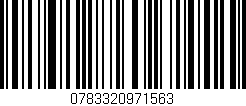 Código de barras (EAN, GTIN, SKU, ISBN): '0783320971563'