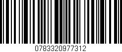 Código de barras (EAN, GTIN, SKU, ISBN): '0783320977312'