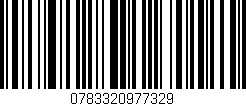 Código de barras (EAN, GTIN, SKU, ISBN): '0783320977329'