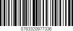Código de barras (EAN, GTIN, SKU, ISBN): '0783320977336'