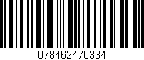Código de barras (EAN, GTIN, SKU, ISBN): '078462470334'