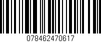 Código de barras (EAN, GTIN, SKU, ISBN): '078462470617'