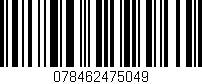Código de barras (EAN, GTIN, SKU, ISBN): '078462475049'