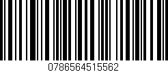 Código de barras (EAN, GTIN, SKU, ISBN): '0786564515562'