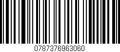 Código de barras (EAN, GTIN, SKU, ISBN): '0787376963060'