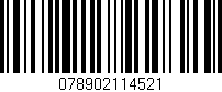Código de barras (EAN, GTIN, SKU, ISBN): '078902114521'