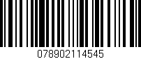 Código de barras (EAN, GTIN, SKU, ISBN): '078902114545'