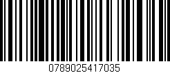 Código de barras (EAN, GTIN, SKU, ISBN): '0789025417035'