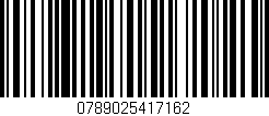 Código de barras (EAN, GTIN, SKU, ISBN): '0789025417162'
