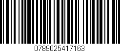 Código de barras (EAN, GTIN, SKU, ISBN): '0789025417163'