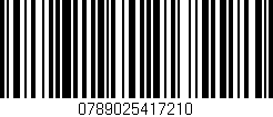 Código de barras (EAN, GTIN, SKU, ISBN): '0789025417210'