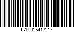 Código de barras (EAN, GTIN, SKU, ISBN): '0789025417217'