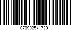 Código de barras (EAN, GTIN, SKU, ISBN): '0789025417231'