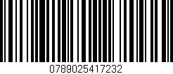 Código de barras (EAN, GTIN, SKU, ISBN): '0789025417232'