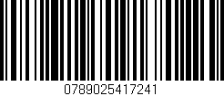 Código de barras (EAN, GTIN, SKU, ISBN): '0789025417241'