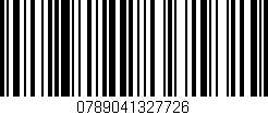 Código de barras (EAN, GTIN, SKU, ISBN): '0789041327726'