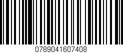 Código de barras (EAN, GTIN, SKU, ISBN): '0789041607408'
