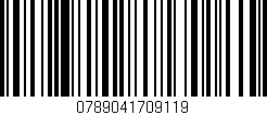 Código de barras (EAN, GTIN, SKU, ISBN): '0789041709119'