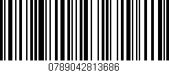 Código de barras (EAN, GTIN, SKU, ISBN): '0789042813686'